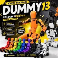 Boneco Dummy 13 Articulado Flexível – Action Figure Colecionável