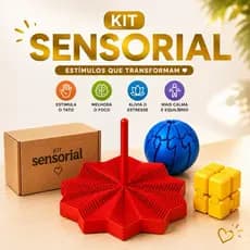 Kit 3 Brinquedos Sensoriais Anti Stress | TDAH TOD Autismo | Envio Rápido