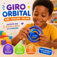Recurso Terapêutico Giro Orbital | Autismo TEA TDAH Ansiedade | Foco Concentração | Brinquedo Sensorialt