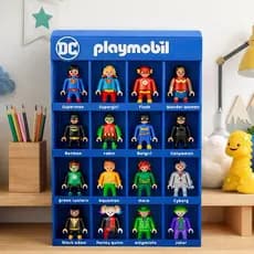 Expositor - Coleção Playmobil DC Kinder - ENVIO RÁPIDO!