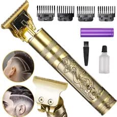 Máquina De Cortar Cabelo Barbear Profissional Barbeador Maquininha Dragão Acabamento