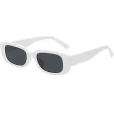 Óculos de Sol Vintage Retrô Unisex Feminino Masculino Festa Hype Preto Branco