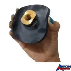 Suporte Flexível 100mm Com Velcro Rosca M14 Esmerilhadeira Prato Super Flexível Para Lixa Diamantada