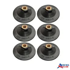 Prato Suporte de Lixa Com Velcro 4 Polegadas Para Lixas Diamantadas 100mm Rosca M14