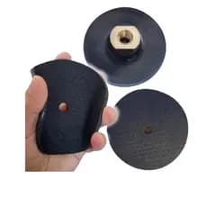 Prato Suporte Com Velcro 100mm Rígido / Flexível (1 Unidade) - Suporte M14 Para Lixas Diamantadas