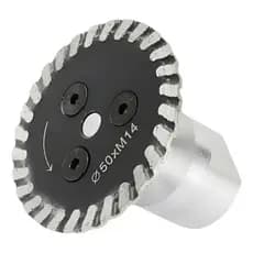 Mini Disco Diamantado Turbo 50mm Rosca M14 - Esmerilhadeira