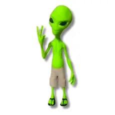 Boneco Alien Extraterrestre Impressão 3D