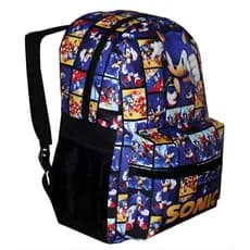 Mochila Escolar Sonic Juvenil Infantil de Costas