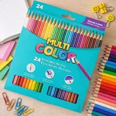 Lápis de Cor Multi Color 24 Cores