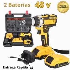 Parafusadeira Furadeira Chave de Impacto 36v 2 Baterias Maleta com acessorios