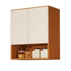 Armario para Cozinha Sala Bela 2 Portas com nicho Aereo Lavanderia