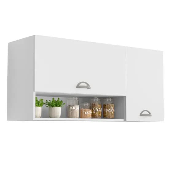 Armário Aéreo para Cozinha Star 2 Portas Armário Suspenso Lavanderia Banheiro