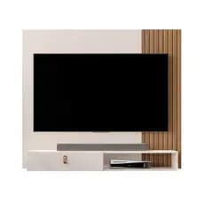 Painel Lion para Sala Estar Quarto para TV até 50 polegadas Painel com Nicho com 1 Porta