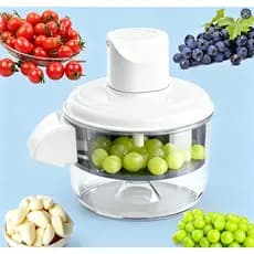 Máquina de descascar frutas e vegetais Descascador Elétrico Bivolt Automático para Uvas, Tomates, Alho e Frutas Delicada