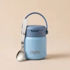 Pote Térmico Infantil Bebê Criança Pippo 360ml Aço Inox C/ Colher c/ vedação para Papinha/Marmita