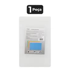 Tábua Placa Polietileno PEAD Lisa 50x30 cm 15 mm Profissional Restaurante Açougue
