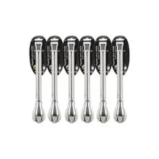 Kit 6 Pegador de Salada Inox 28 cm Profissional Restaurante Buffet Cozinha Industrial