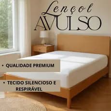 Lençol AVULSO Com Elástico Casal KING Queen SOLTEIRO 400 Fios HYPERCAL PREMIUM Colchão Até 30cm.