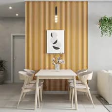 KIT 200 PLACAS DE PAINEL RIPADO AUTOADESIVO EM MDF 45x11CM - ENVIO FULL