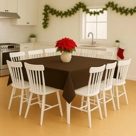 Toalha de Mesa Natal em Tecido Oxford – Várias Cores Disponíveis Envio Imediato