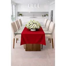 Caminho de Mesa Grande Decorativo Mesa Posta Várias Cores Disponiveis Acabamento Em Bainha
