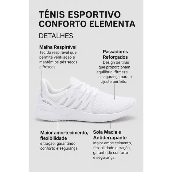 Tenis Esportivo Masculino Feminino Academia Caminhada Conforto Leve Trabalho Dia Dia Unissex