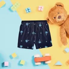 Short Infantil Criança Moda Praia Menino Tactel Estampado Verão Qualidade Confortável