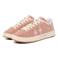 Tênis Feminino Casual De Camurça Com Solado Reto Confortável