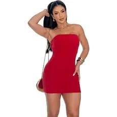 vestido tomara que caia em malha canelada com caimento perfeito primavera verão moda blogueira