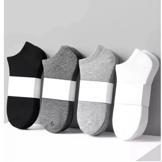 Kit Até 18 Pares de Meias Soquetes Unissex Cano Curto Feminina Masculina