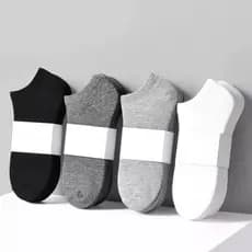 Kit 15 Pares de Meias Soquete Unissex Cano Curto Masculina Feminina