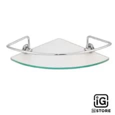 Porta Shampoo Canto Vidro 6mm (INCOLOR)
