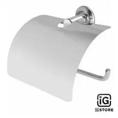Papeleira Com Tampa Inox Porta Papel Higiênico
