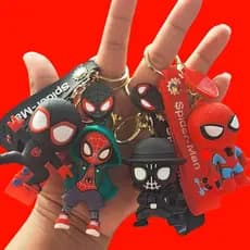 Chaveiro Homen Aranha Spider Macio Lembrancinha Festa Personagens Chaveiro 3D Super Heroi