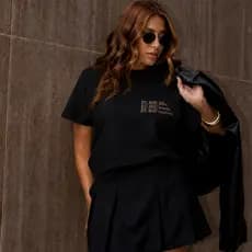 Camiseta T-Shirts Feminina Premium 100% Algodão Eu Sou Filha, Eu Sou Amada, Eu Sou Escolhida Moda Evangelica