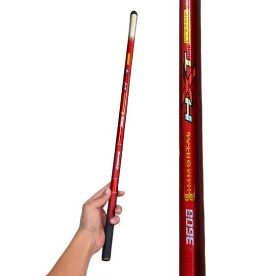 VARA TELESCOPICA DE PESCA CARBONO HXT IMORTAL 3.60 METRO
