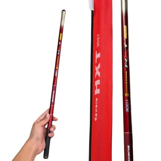 VARA TELESCOPICA DE PESCA CARBONO HXT IMORTAL 3.00 METRO