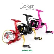 Molinete pesca  Joker Mini Preto/Dourado/Vermelho Direito/Esquerdo