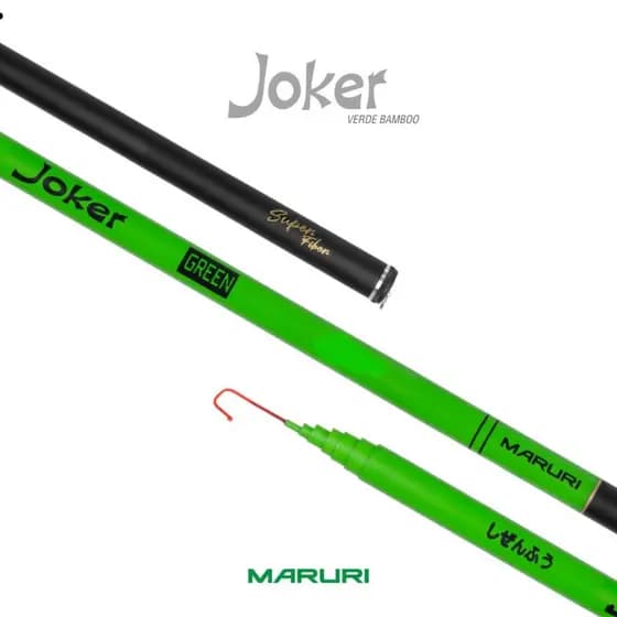 VARA TELESCOPICA DE PESCA JOKER MARURI 3,00M GREEN TILAPIA