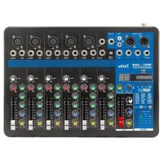 Mesa De Som 7 Canais Bluetooth Usb 24 Efeitos Mxt Nag7dsp