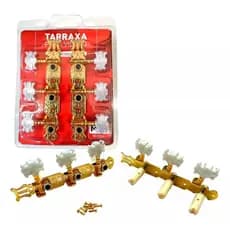 Tarraxa para violão nylon Pino grosso dourado
