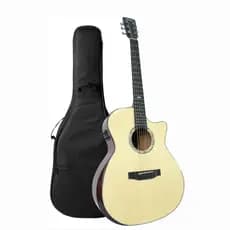 VIOLAO ELÉTRICO 41" SONN COM EQUALIZADOR + CAPA FOLK ACOLCHOADA AVS COM ALÇAS