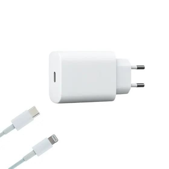 CARREGADOR CABO USB-C + LIGHTNING  FAST PD 20W mxt
