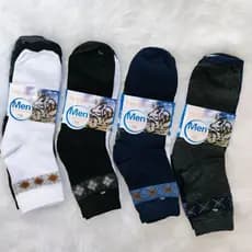 Kit 12 Pares Meia Masculina Cano Alto Longo Cores misturadas de boa qualidade 40-46