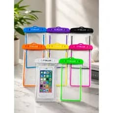 Capa De Celular Impermeável Prova D'água Universal Premium + Cordão Reforçado - Proteção Total Mergulho Chuva Piscina