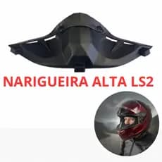 Narigueira  Ls2 Alta Capacete  Norisk com Clip e Respiro Modelo  LS2 Original Super