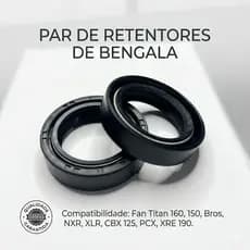 kit 2 Retentores Bengala Mola Dupla Cg Titan Fan 150 160 Bros Cbx 150 Pcx 150 200 Xre 190