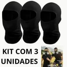 kit 3 Toucas Ninjas Balaclava Touca Proteção Motoqueiro Frio Calor Toca NINJA BALACLAVA Moto Motoboy MOTO MOTOBOY