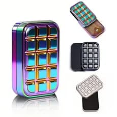 1 Pc Fidget slider chocolate Forma Magnética metal Brinco EDC Adulto Tdah Ansiedada Alívio