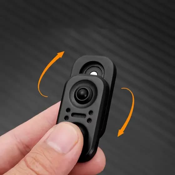 1PC Edc Coruja Fidget Slider Magnético Metal Push Rotador Adulto Anti Estresse Alívio Mão Tdah Autismo Brinquedo Present